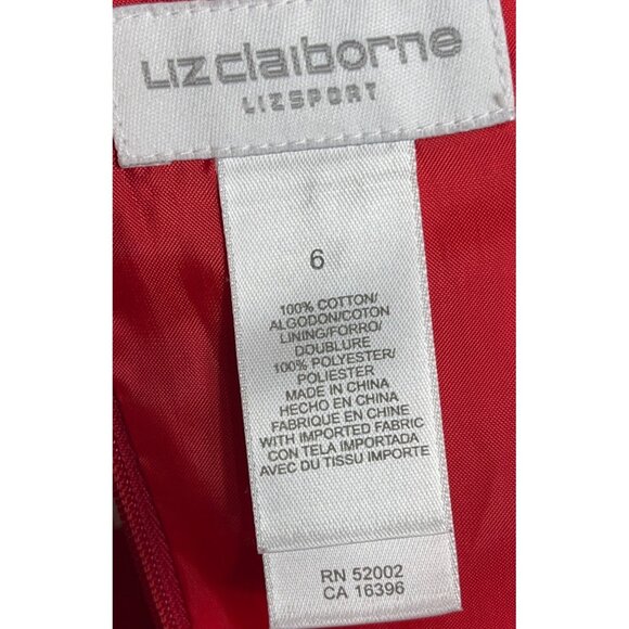 Liz Claiborne Dress Summer Maxi Bright Modest Square Neckline Elegant Womens 6 - Picture 4 of 12